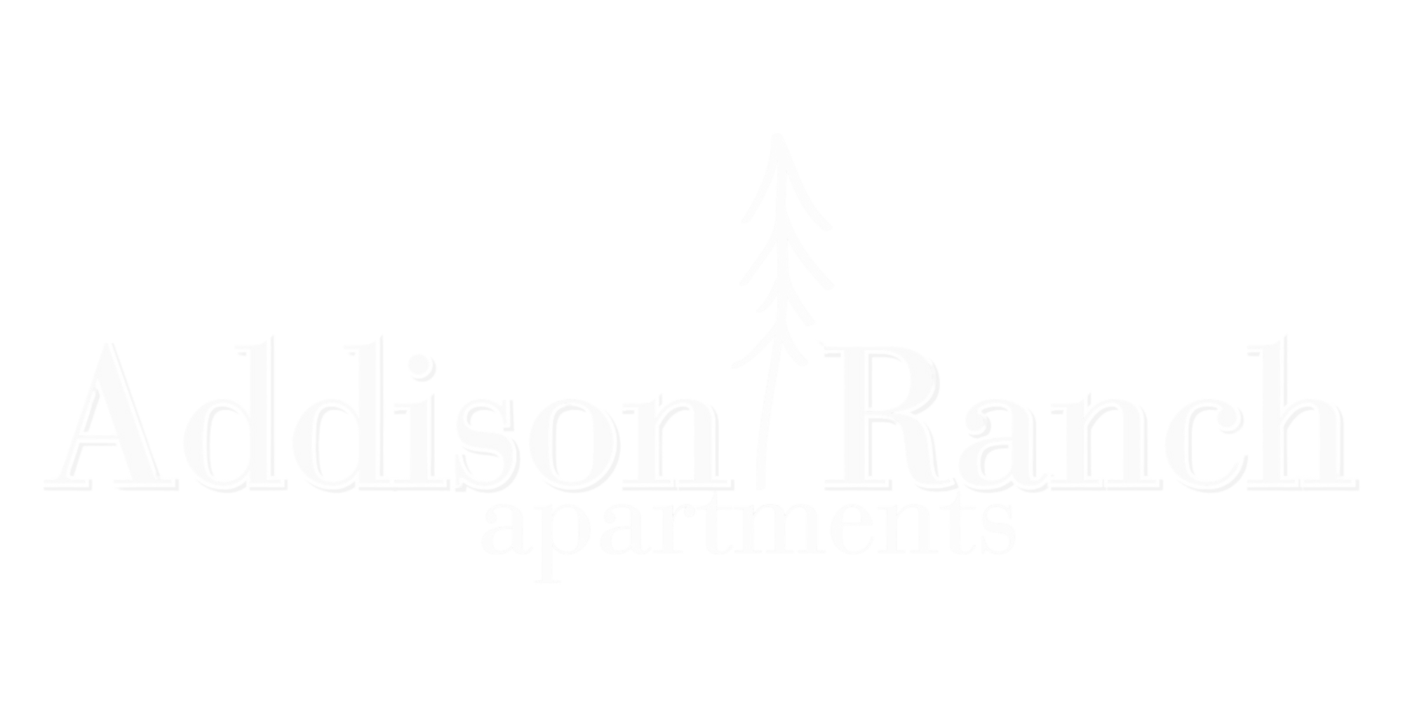 The image is a logo for Addison Ranch Apartments.